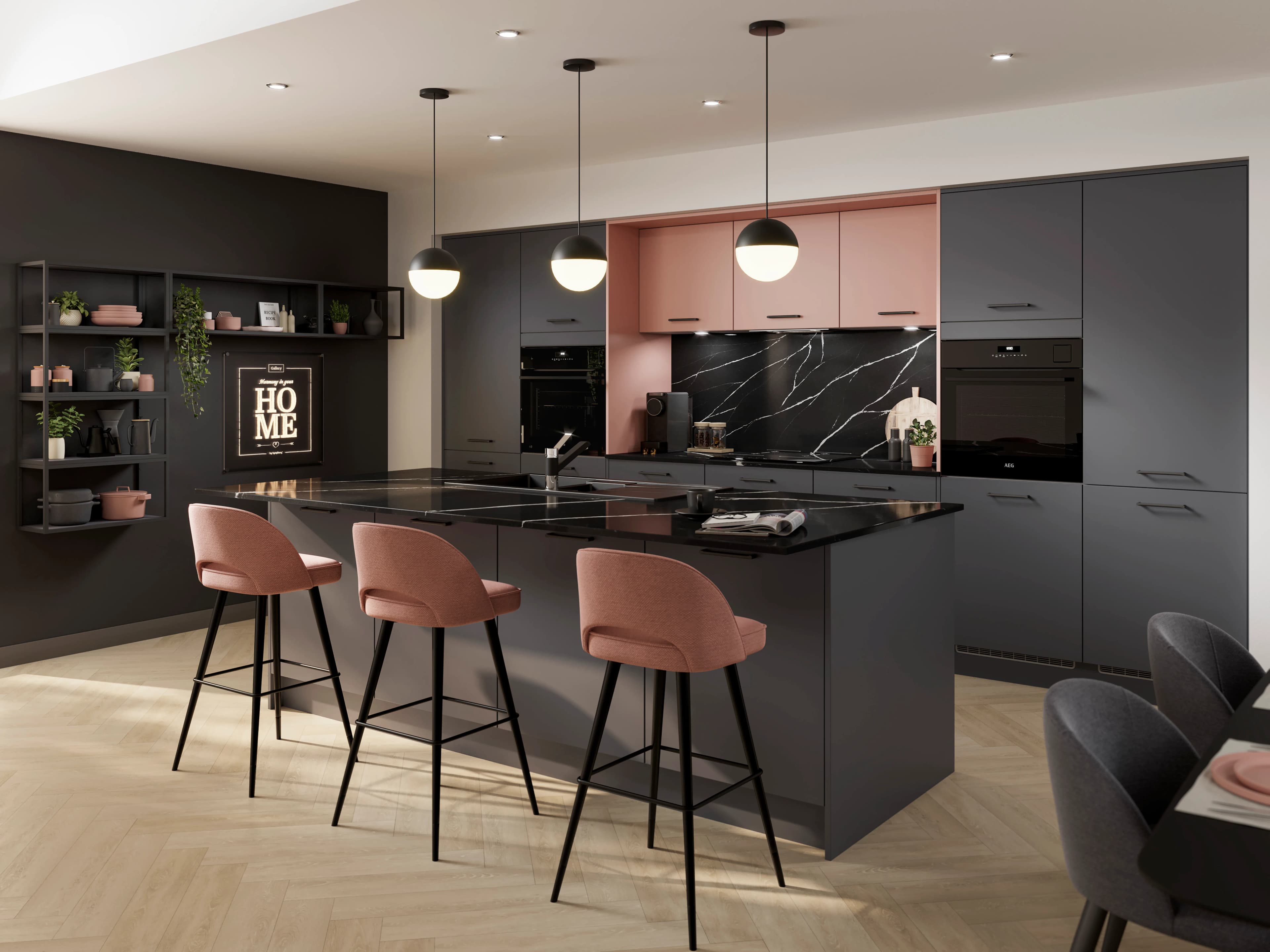 Alta kitchen design detail - Bentley Kitchens