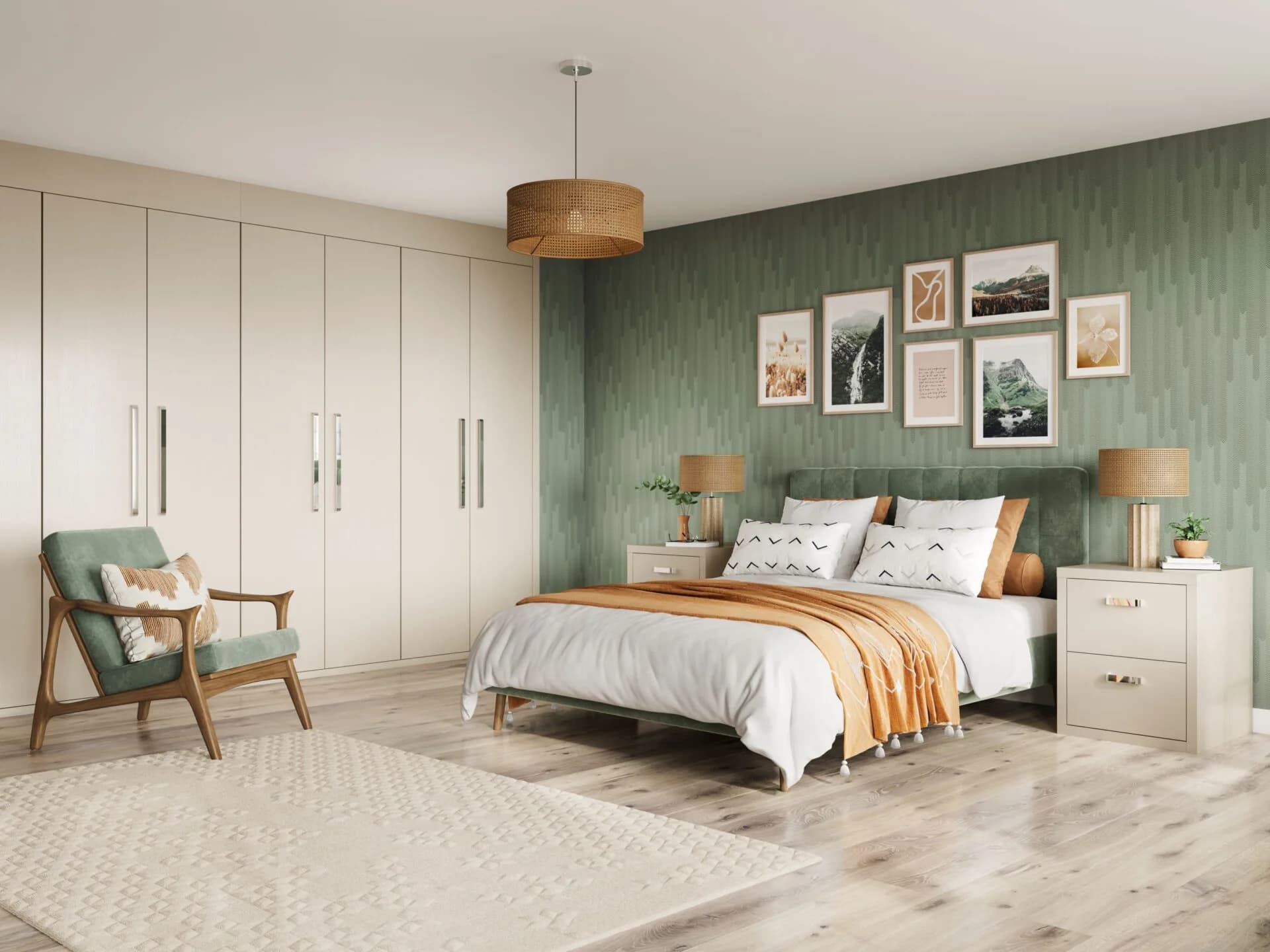 Dusk bedroom design - Bentley Kitchens