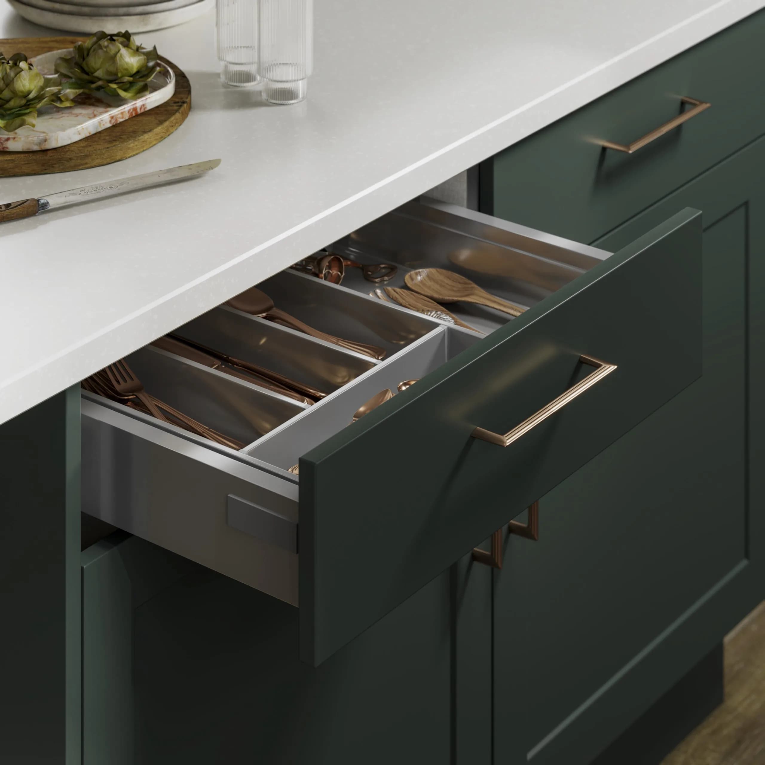 Harvard kitchen design detail - Bentley Kitchens