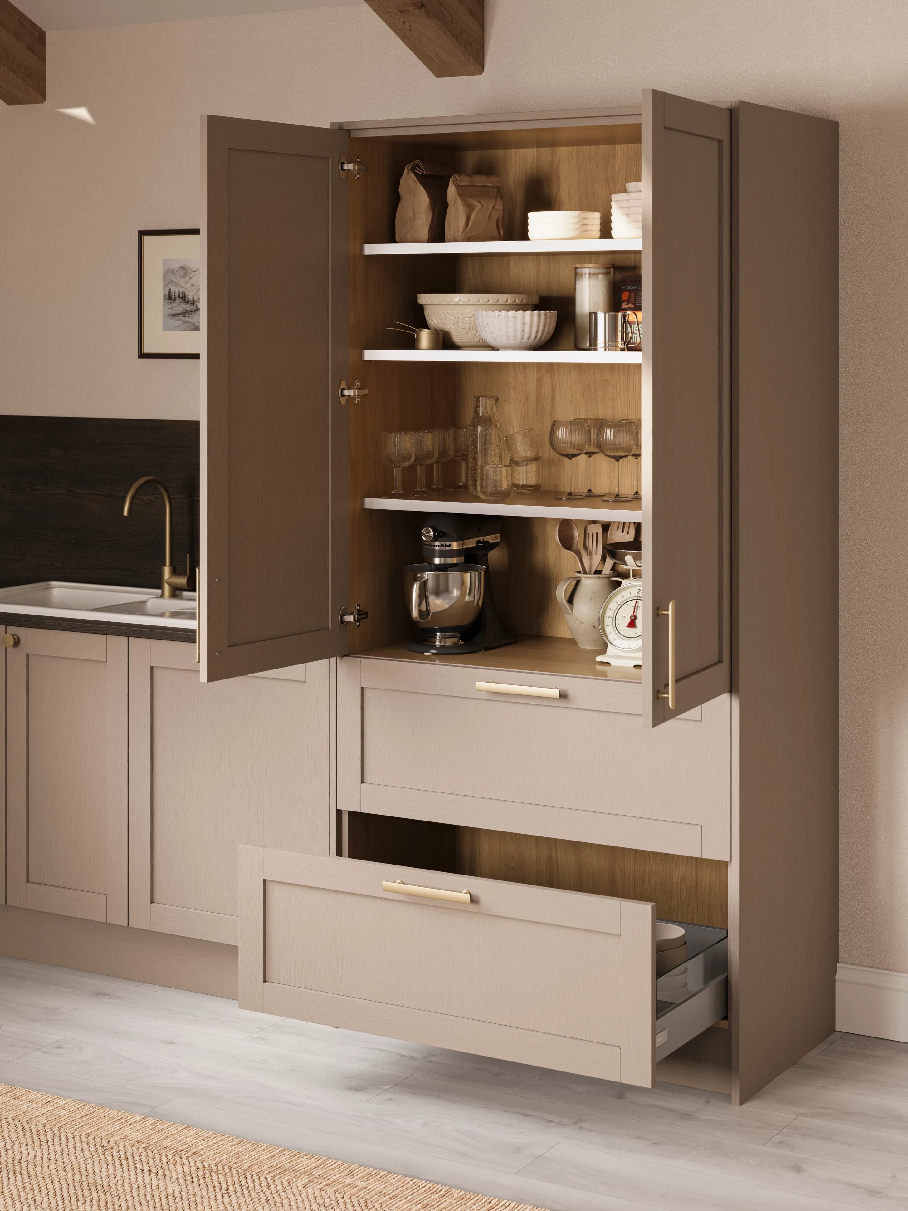 Langdale kitchen design detail - Bentley Kitchens