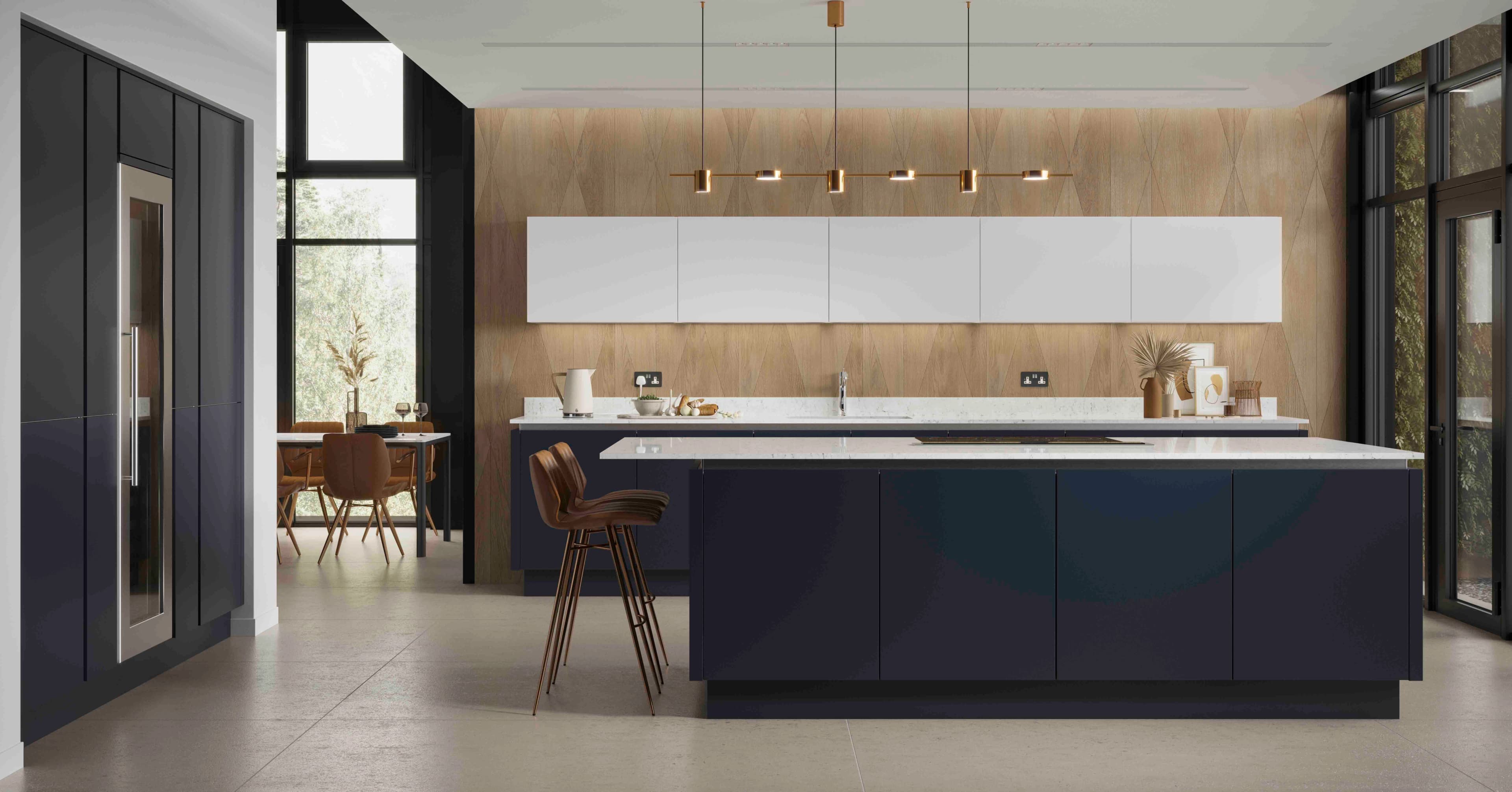 Linear Avant kitchen design detail - Bentley Kitchens