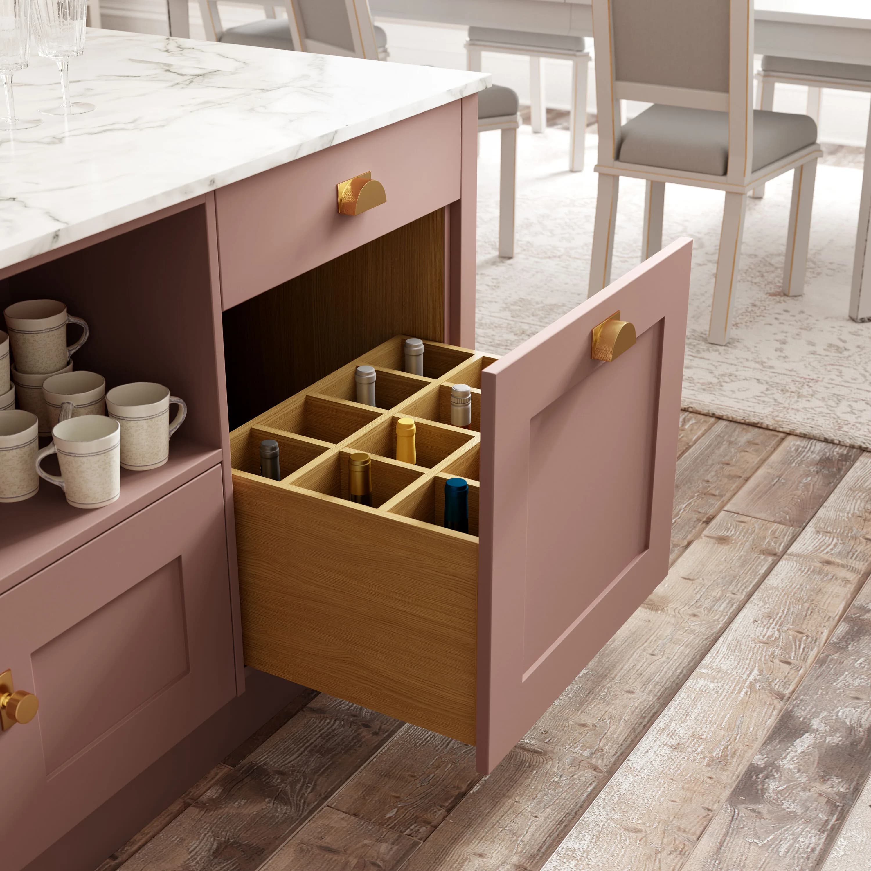 Mottram kitchen design detail - Bentley Kitchens