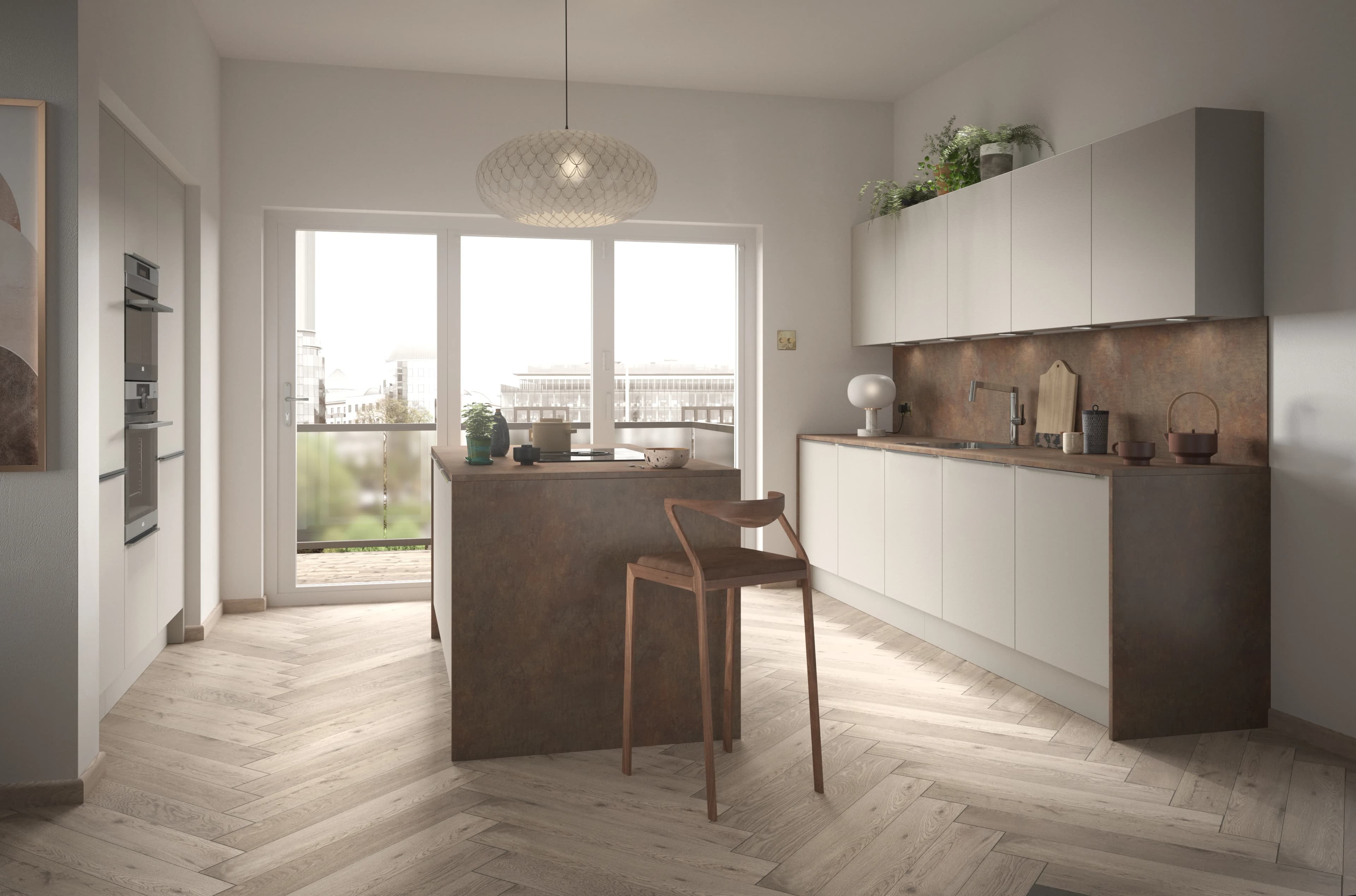 Plaza kitchen design detail - Bentley Kitchens