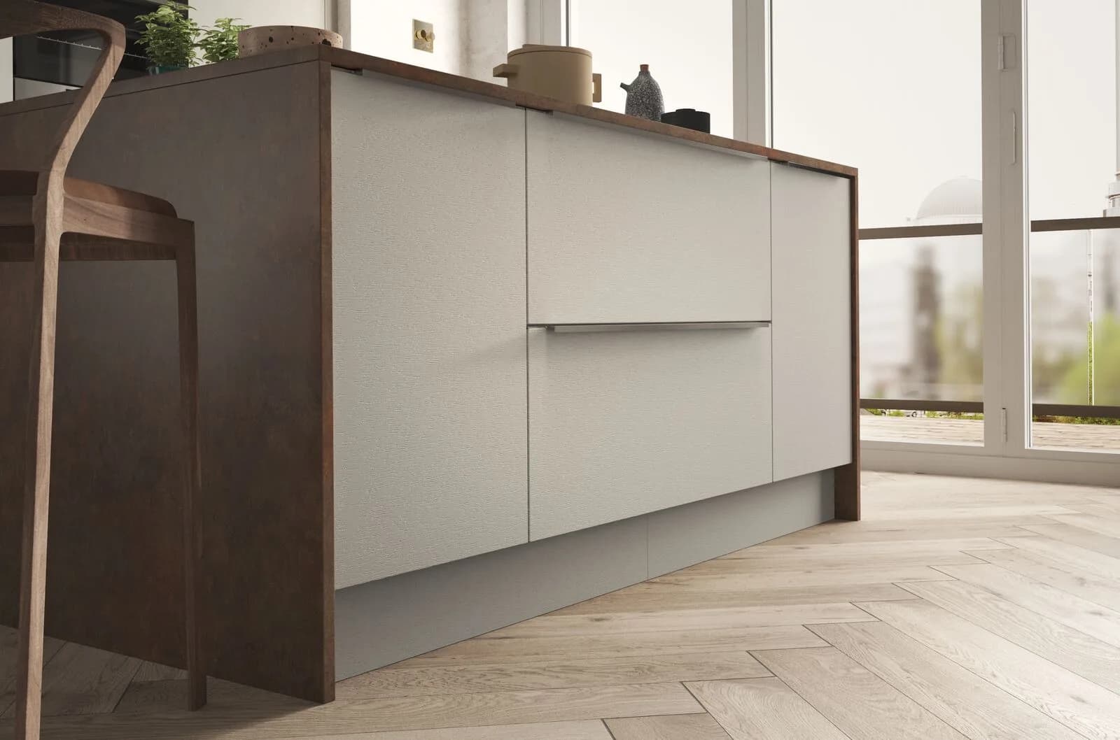 Plaza kitchen design detail - Bentley Kitchens