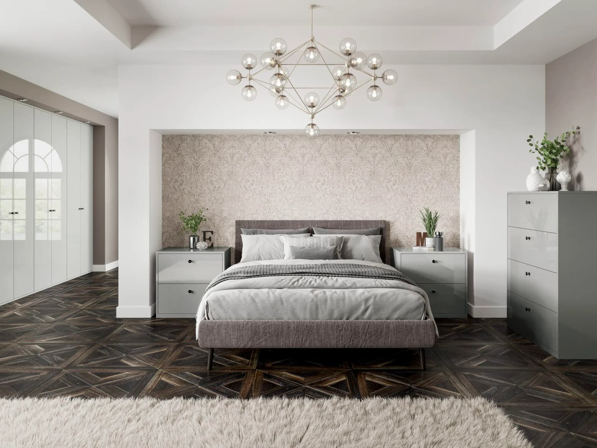 Solar bedroom design - Bentley Kitchens