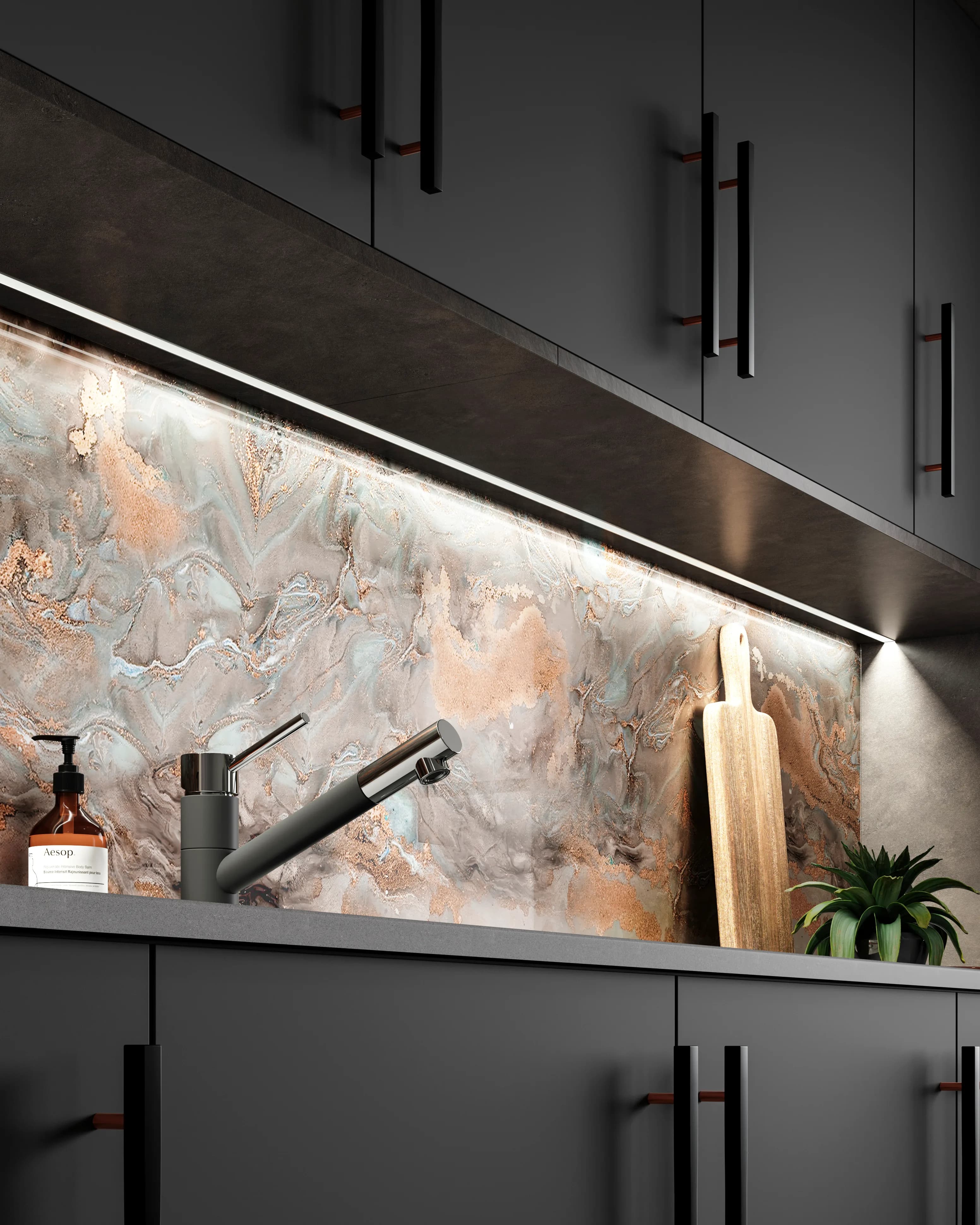 Turin kitchen design detail - Bentley Kitchens