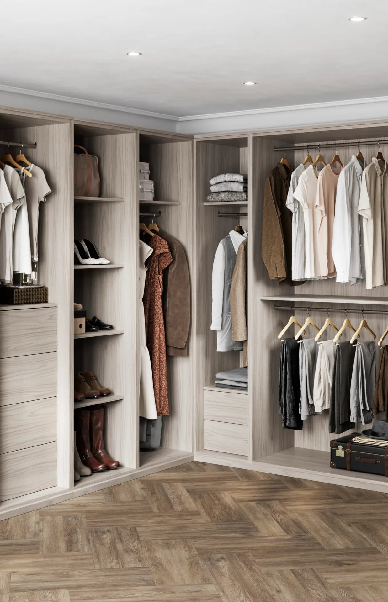 Walk In Wardrobes bedroom design - Bentley Kitchens
