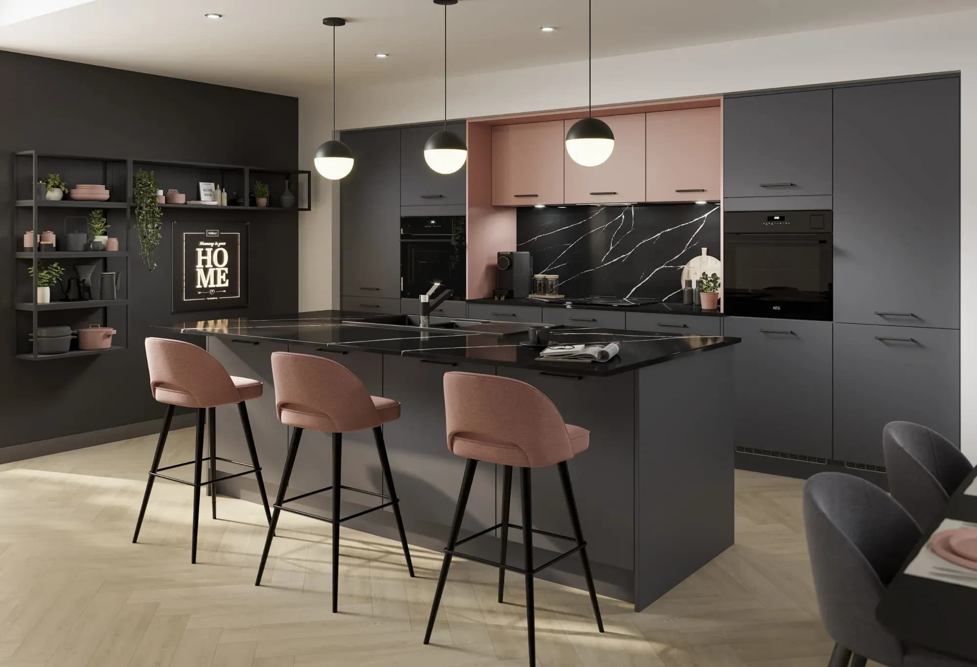 Symphony kitchens lighting by Bentley Kitchens