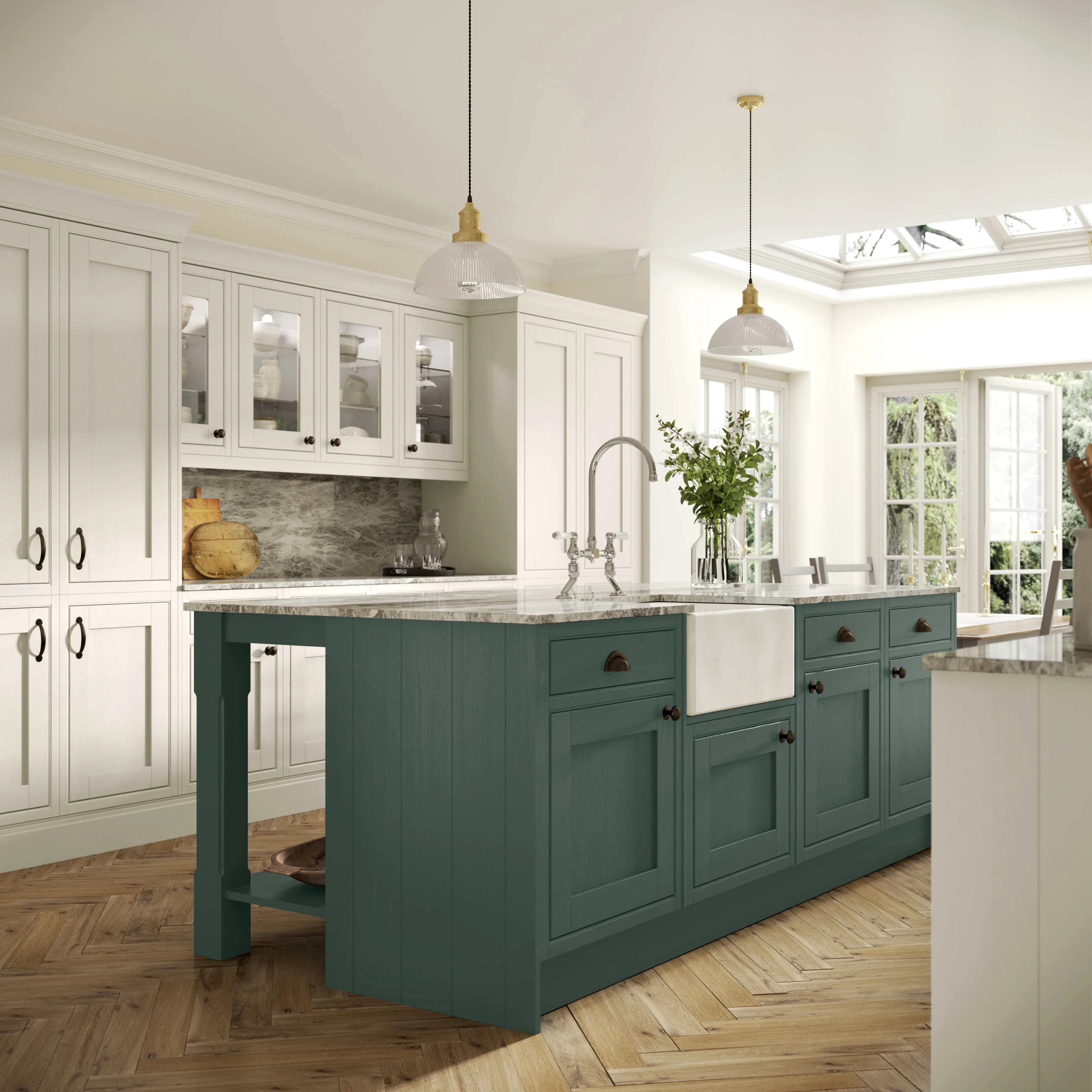 New England kitchen design detail - Bentley Kitchens