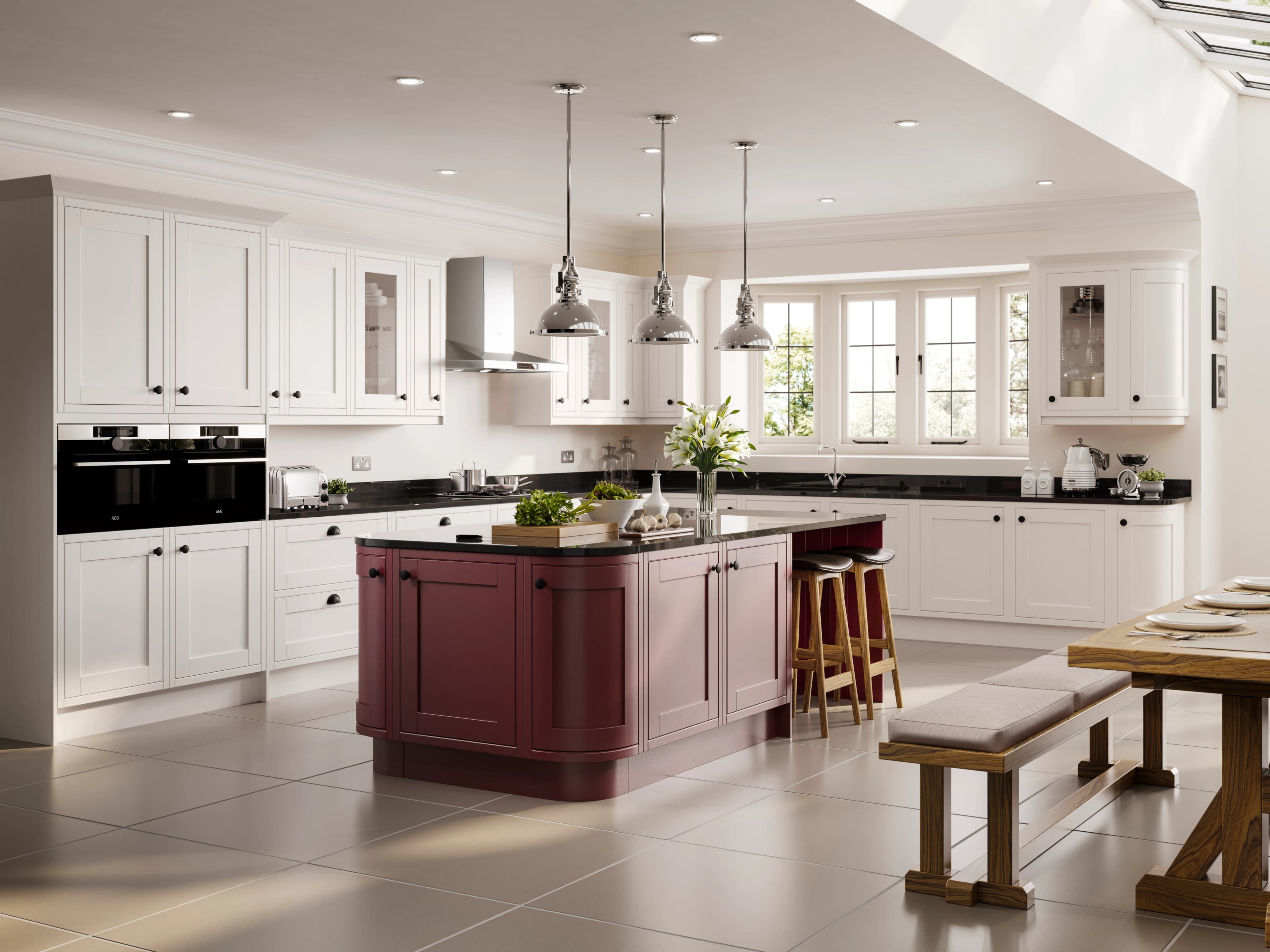 New England kitchen design detail - Bentley Kitchens