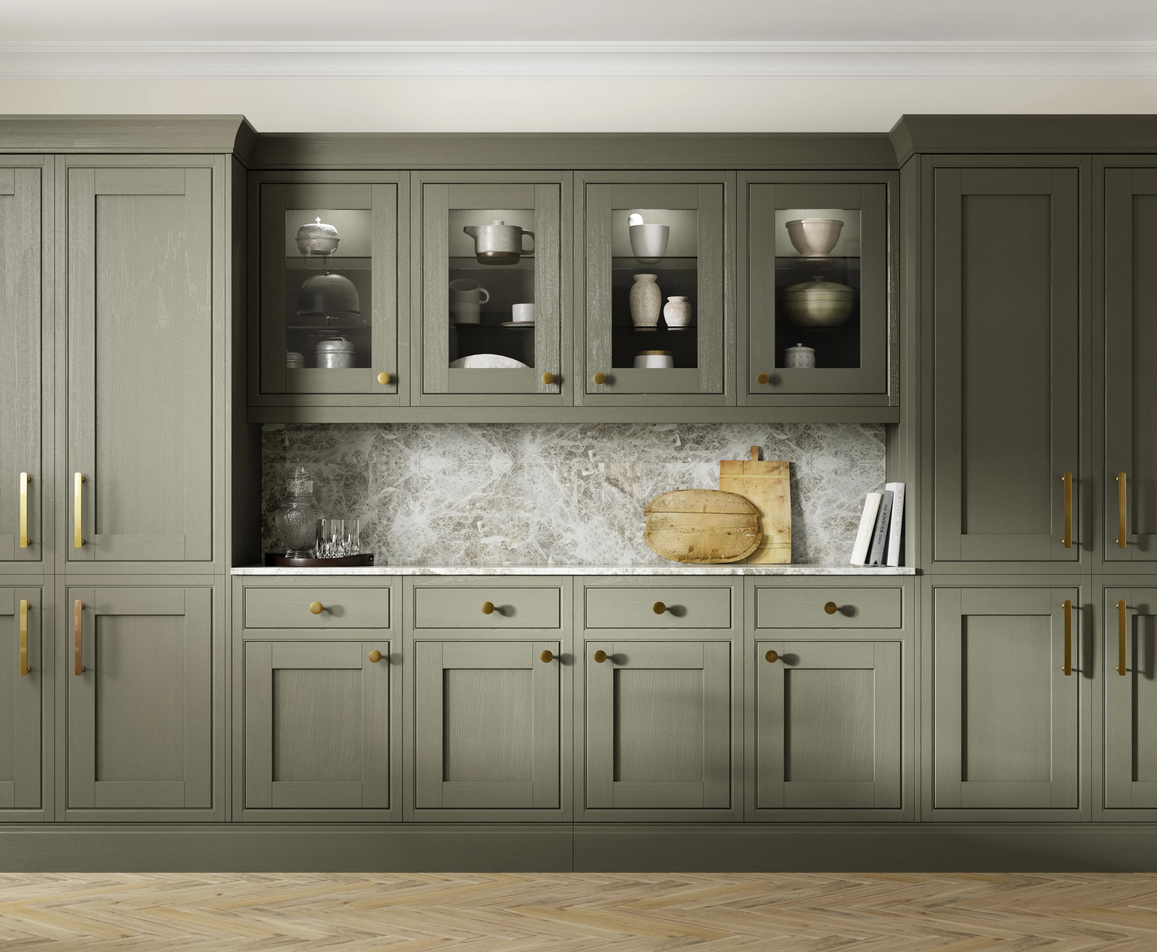 New England kitchen design detail - Bentley Kitchens