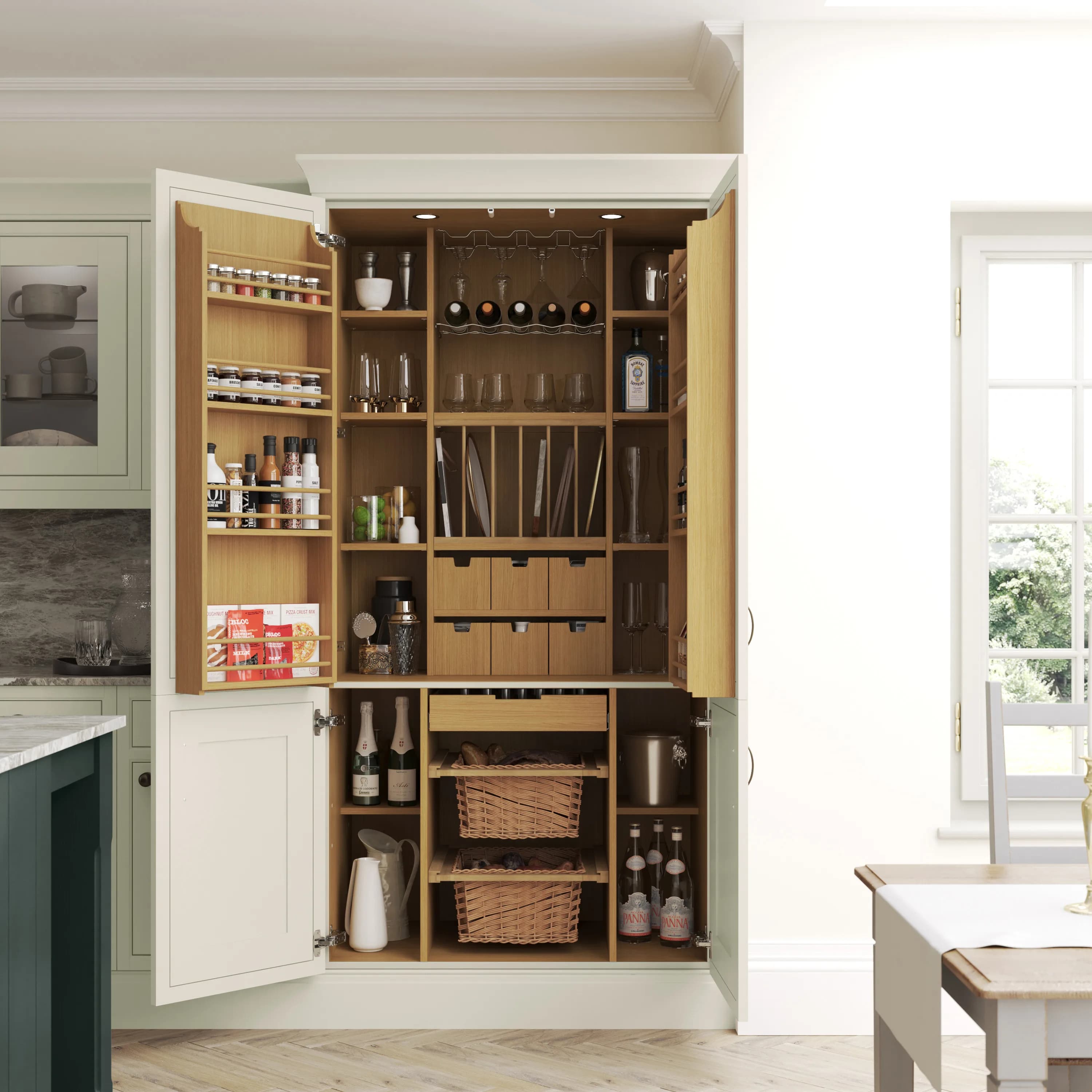 New England kitchen design detail - Bentley Kitchens